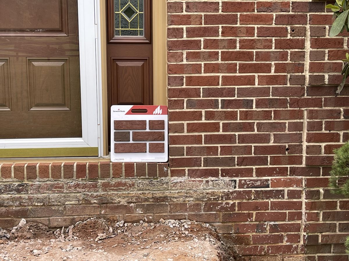 Brick matching for masonry by MG Minor Construction in Warrenton VA
