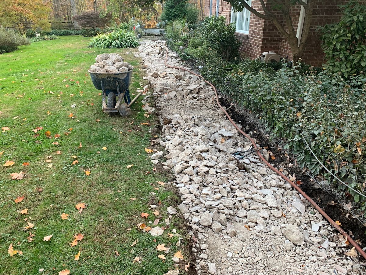 Concrete walkway demolition by MG Minor Construction in Warrenton VA
