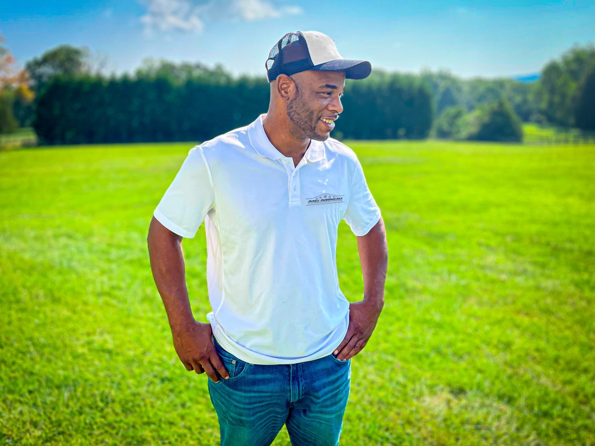 George Minor, owner of MG Minor Construction, concrete contractor in Warrenton VA